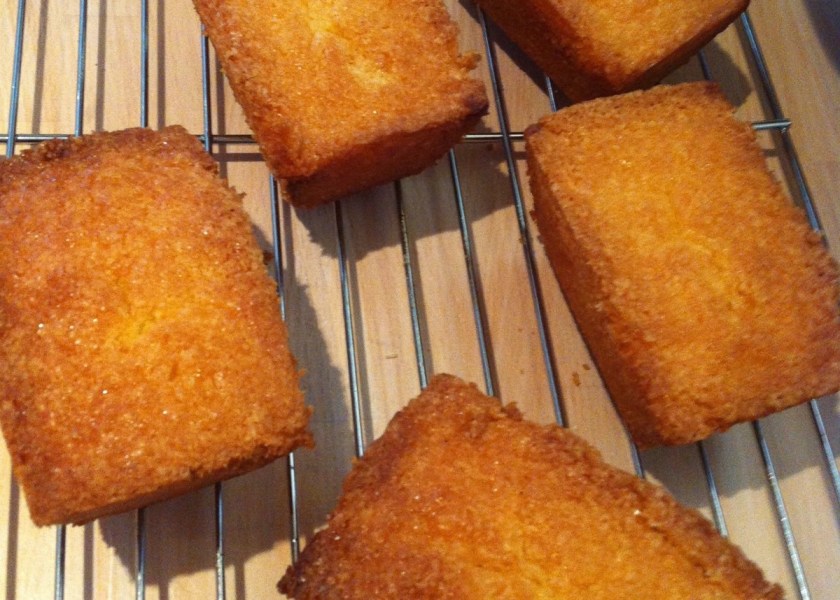 Clementine Drizzle Mini Loaf Cakes